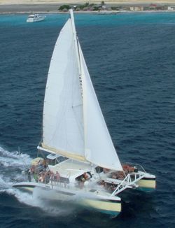 Motor Sail Catamaran